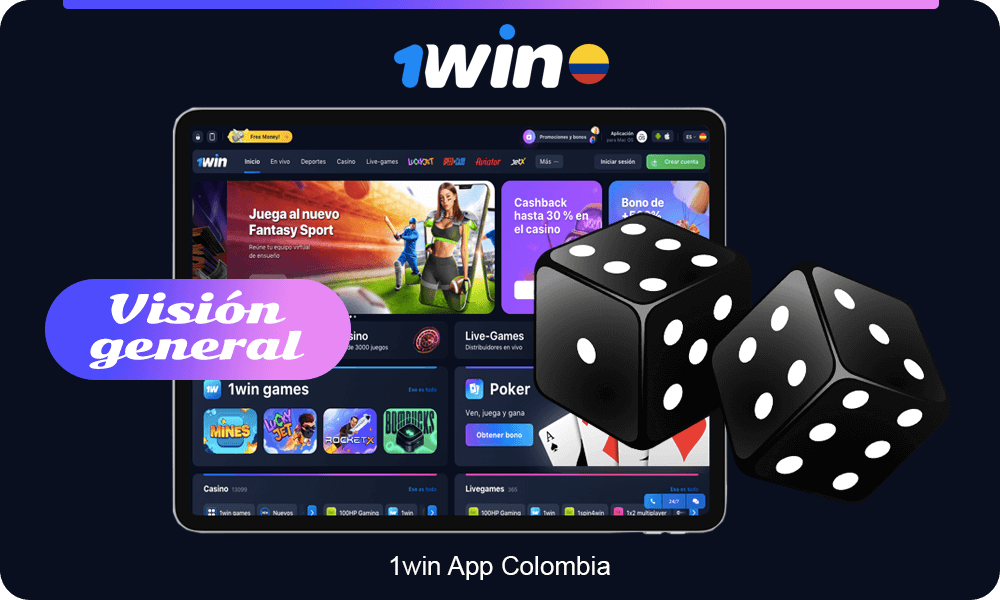 1win App Colombia Visión general