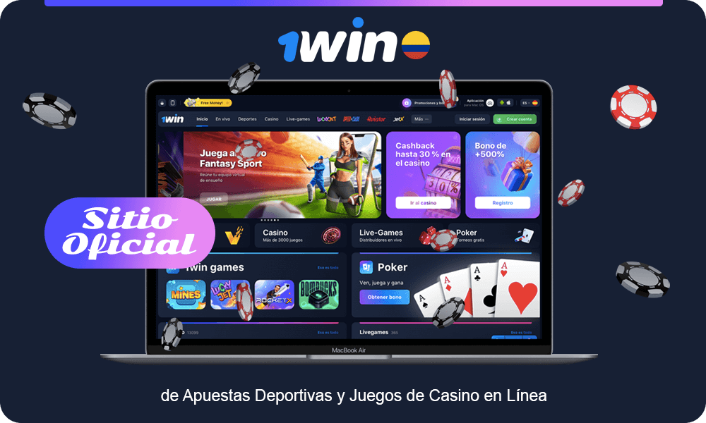 Información sobre 1win Colombia - Sitio Oficial de Apuestas Deportivas y Juegos de Casino en Línea