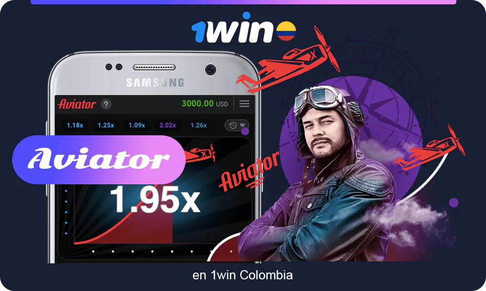 Detalles sobre Aviator en 1win casino Colombia