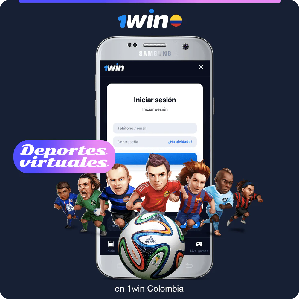 Detalles sobre Deportes virtuales en 1win Colombia