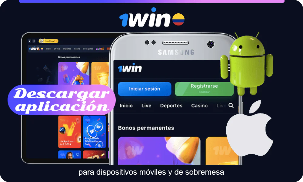 Consejos para Descargar aplicación para dispositivos móviles y de sobremesa en 1win