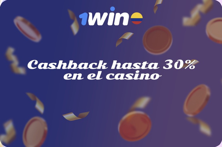 Obtenga cashback hasta 30 en el 1win casino