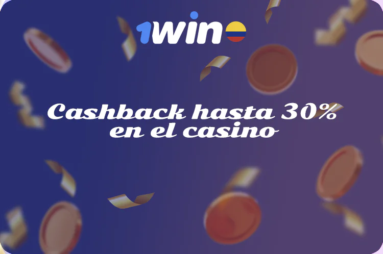 Obtenga cashback hasta 30 en el 1win casino