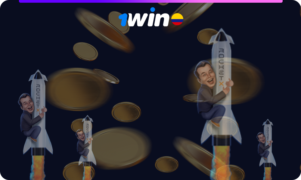 Los usuarios colombianos pueden jugar a una versión demo del juego 1win Rocket X